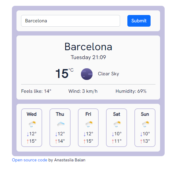 Weather App Project